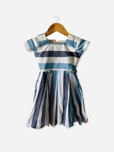 Blue Striped cotton frock