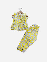 Yellow small Flower Co-ord
