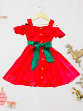 Red Frock with Green Hipbelt