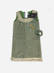 Green A-Line Frock