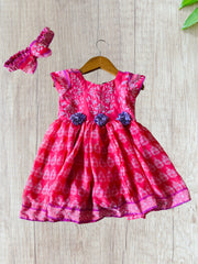 Pink casual with headband