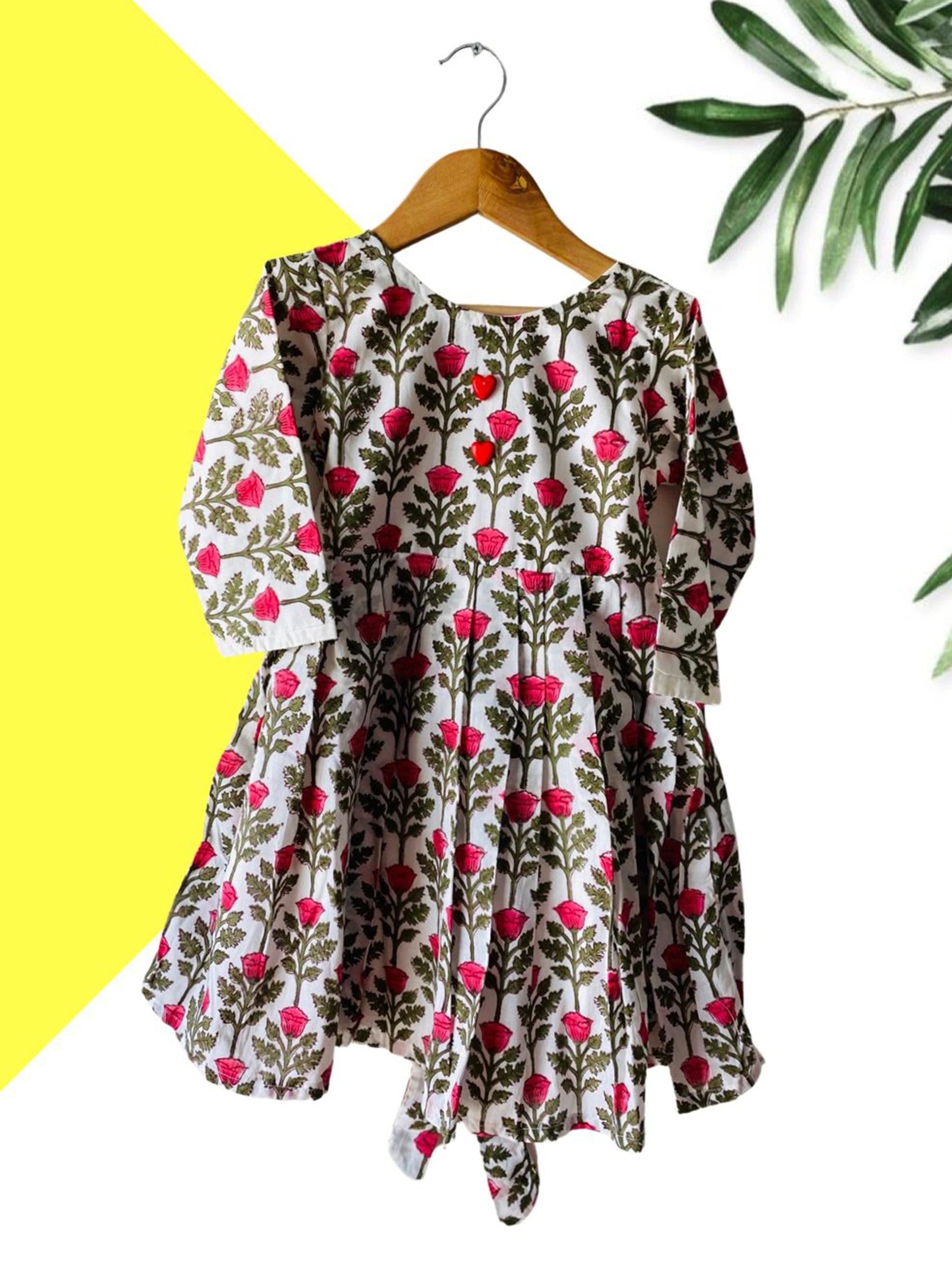 Simple Floral Frock