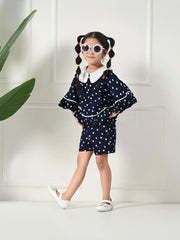 Blue and white hearst co-ord